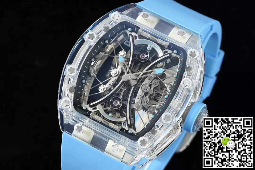 Richard Mille RM053-02 Tourbillon RM Factory Blue Rubber Strap