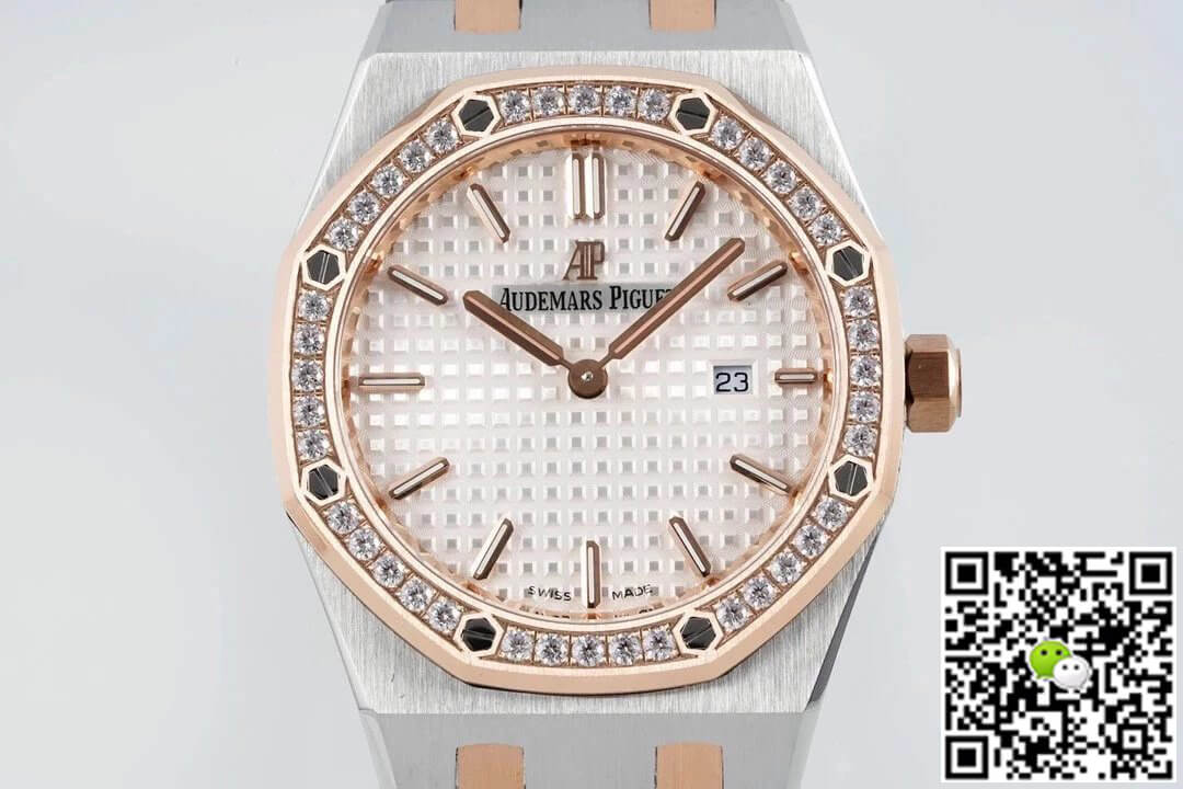 Audemars Piguet Royal Oak Quartz 33MM 67651SR.ZZ.1261SR.01 ZF Factory White Dial