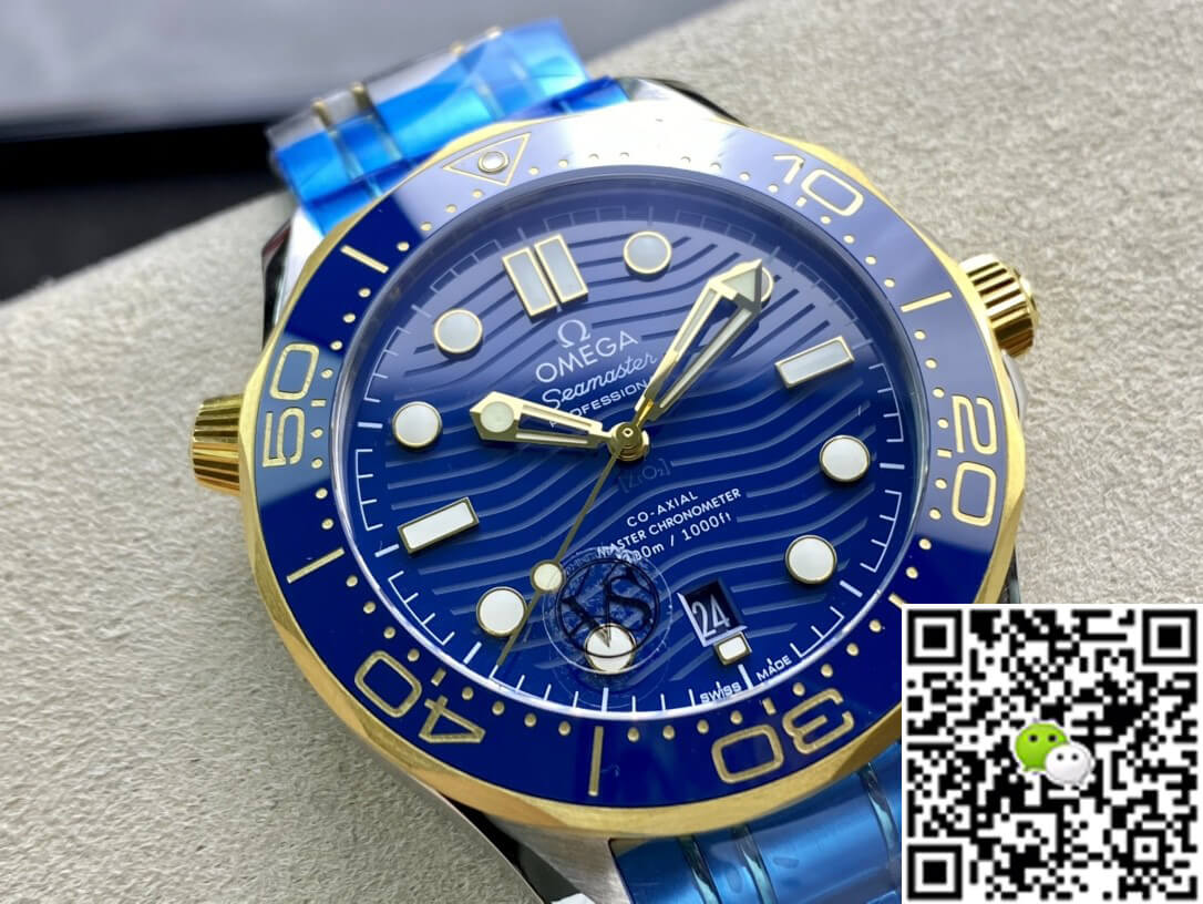 Omega Seamaster Diver 300M 210.20.42.20.03.001 VS Factory Blue Dial