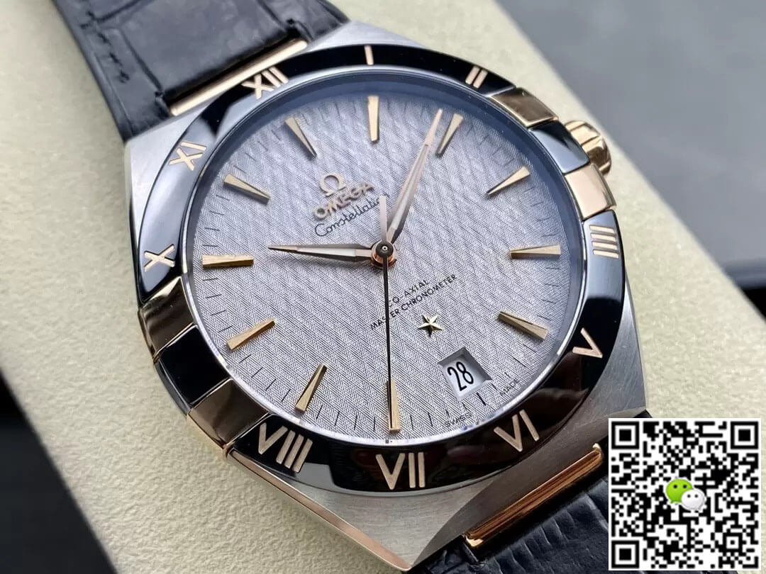SBF Omega Constellation 131.23.41.21.06.001 VS Factory Leather Strap