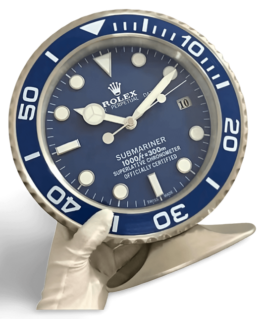 ROLEX DESK CLOCK – SUBMARINER – TR-02 EDITION – 35 CM DELUXE METAL WALL CLOCK