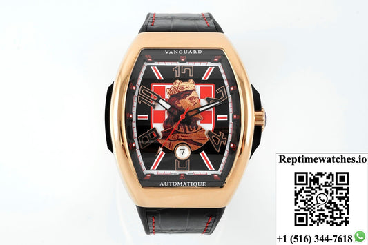 Franck Muller Vanguard ABF factory rose gold crown