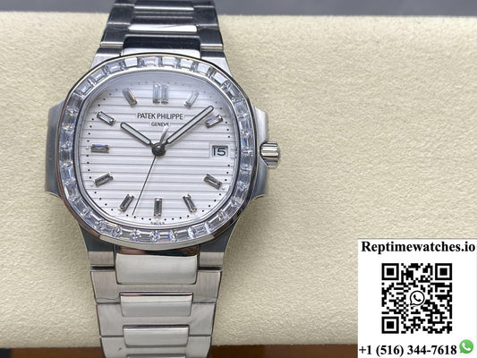 Patek Philippe Nautilus 5711 GR Factory Diamond Bezel