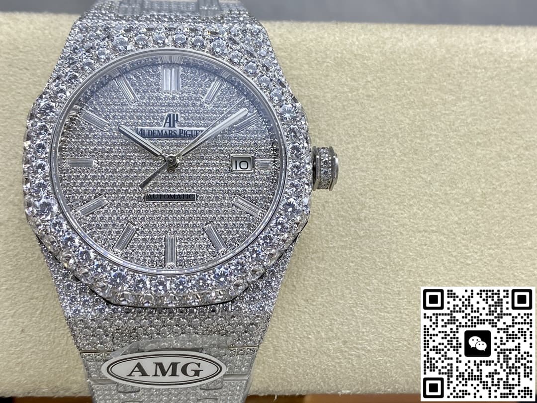 Audemars Piguet Royal Oak 15400ST.011 AMG Factory Diamond Bezel