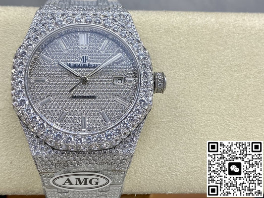 Audemars Piguet Royal Oak 15400ST.011 AMG Factory Diamond Bezel
