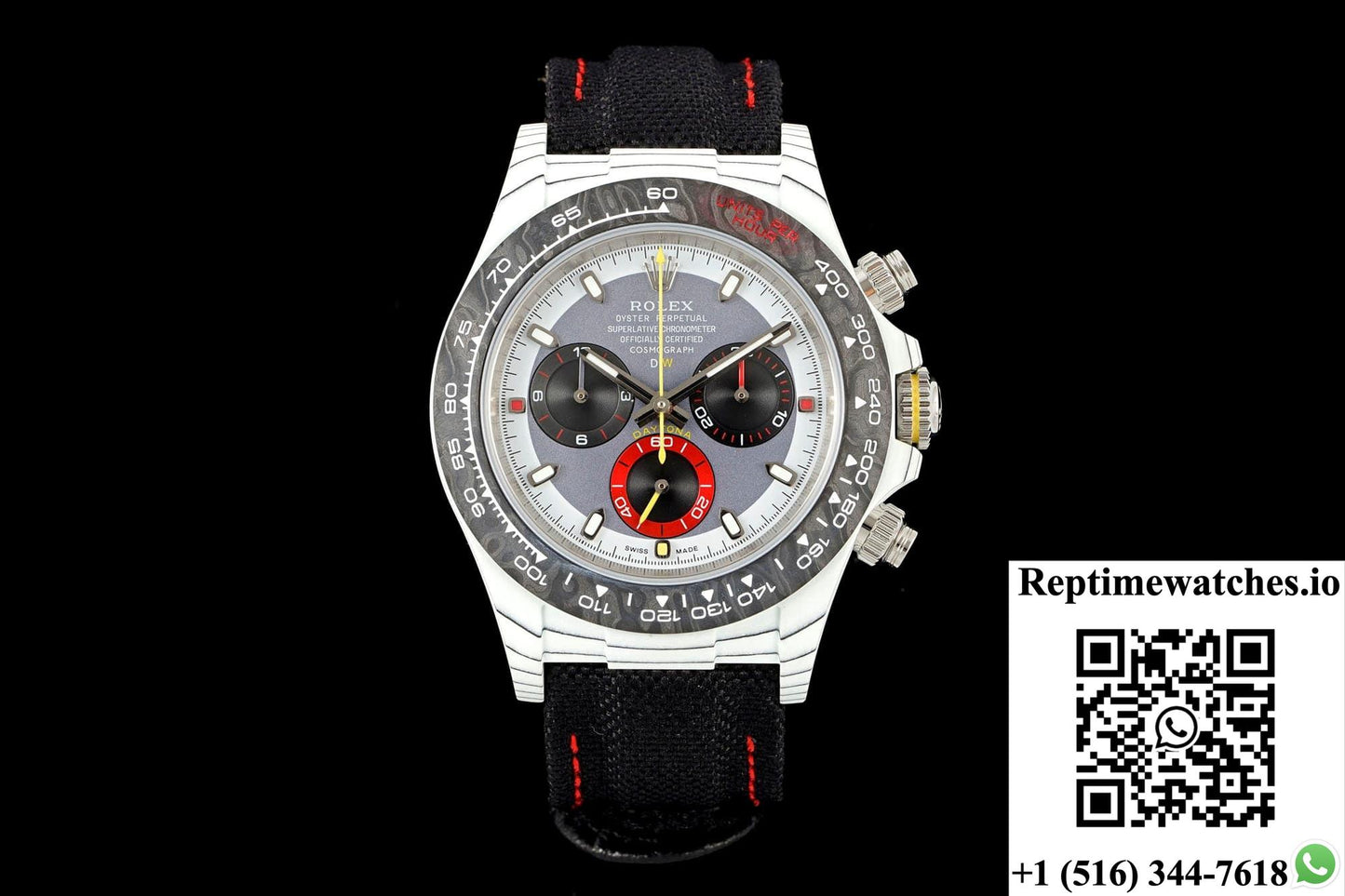 Rolex Daytona DIW factory carbon fiber bezel
