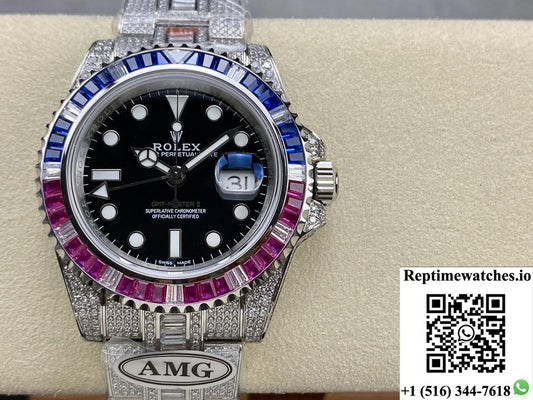 Rolex GMT-Master 116759 SAru-78209 AMG factory diamond case