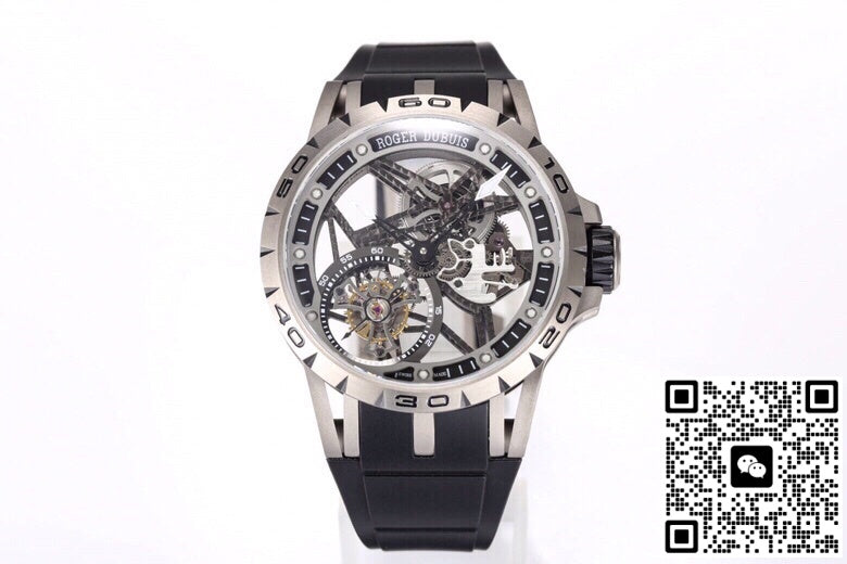 Roger Dubuis Excalibur RDDBEX0479 NEW Factory Tourbillon Titanium Bezel