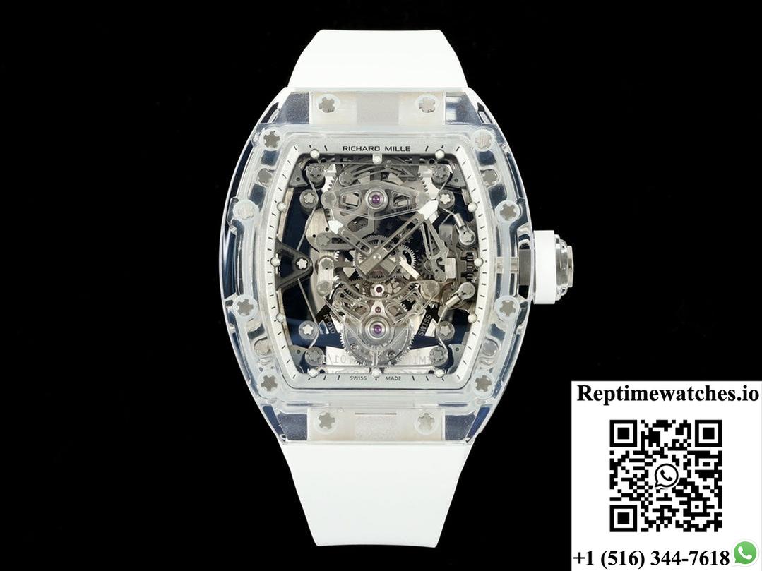 Richard Miller RM56-02 RM Factory Tourbillon White Strap