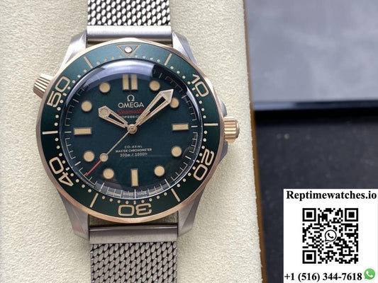 Omega Seamaster 210.90.42.20.10.001 VS factory luminous hour markers