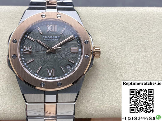 Chopard Snow Mountain Pride 298600-6001 GH factory gold strap