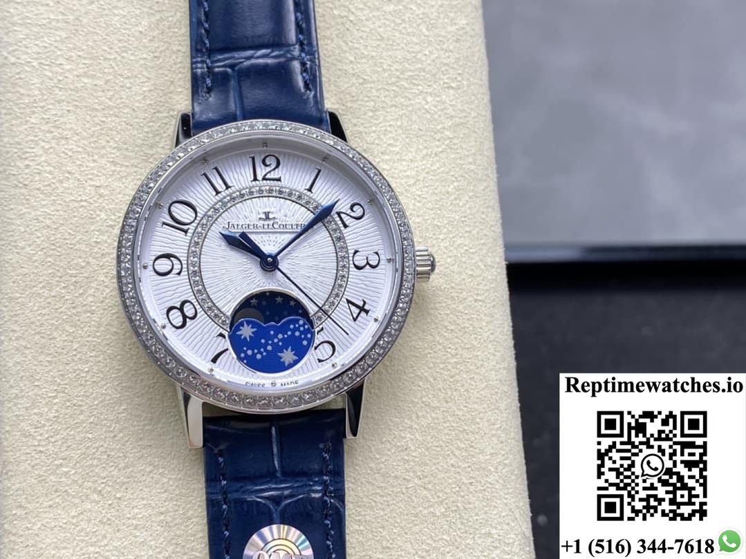 Jaeger-LeCoultre Rendez-Vous 357843J OMF Factory Alligator Leather Strap