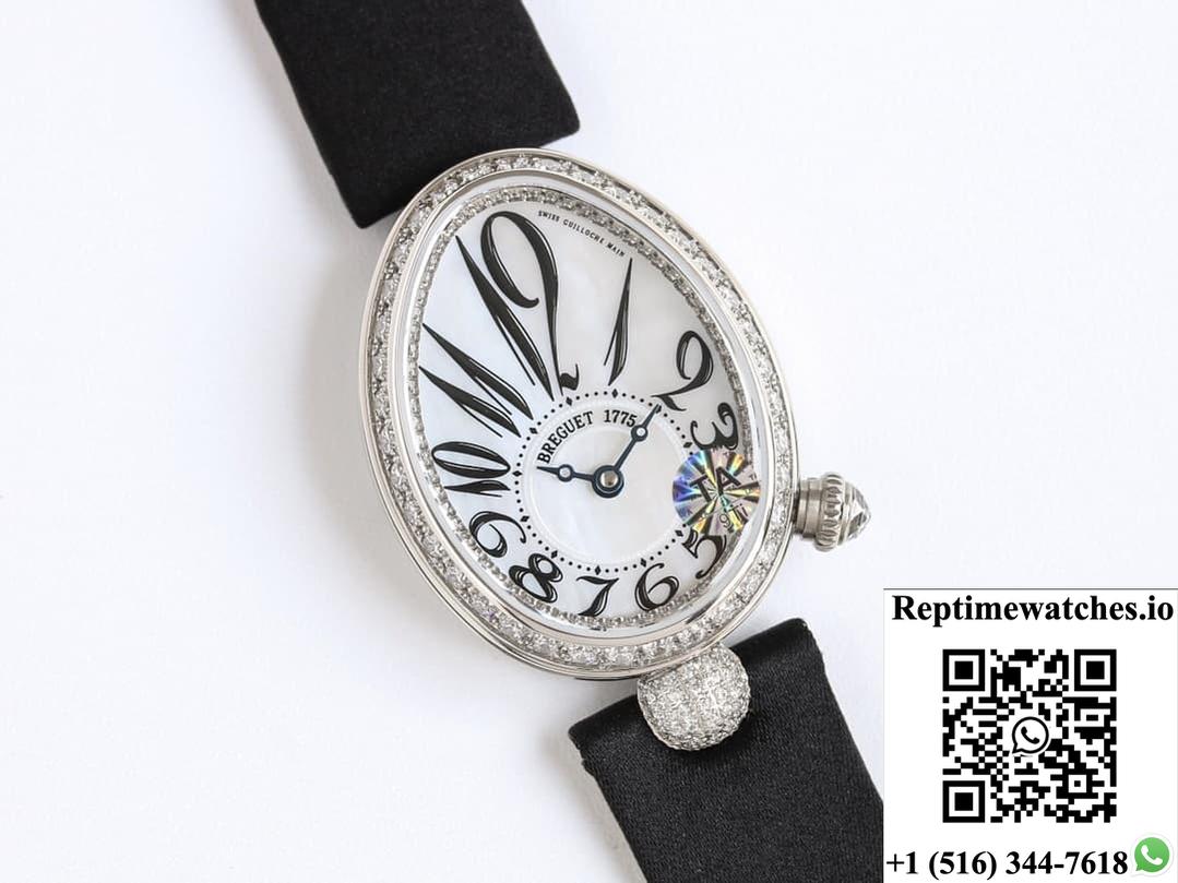 Breguet Reine De Naples 8928Bb-5W-844 Dd0D Ta Factory Diamond Bezel-Rep Time Watches