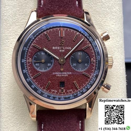 Breitling Premier Rb01181A1Q1X1 Bls Factory Stainless Steel Bezel-Rep Time Watches