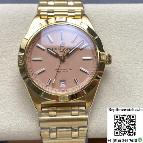 Breitling Chronomat K103801A1A1K1 Bls Factory Gold Color Crown-Rep Time Watches