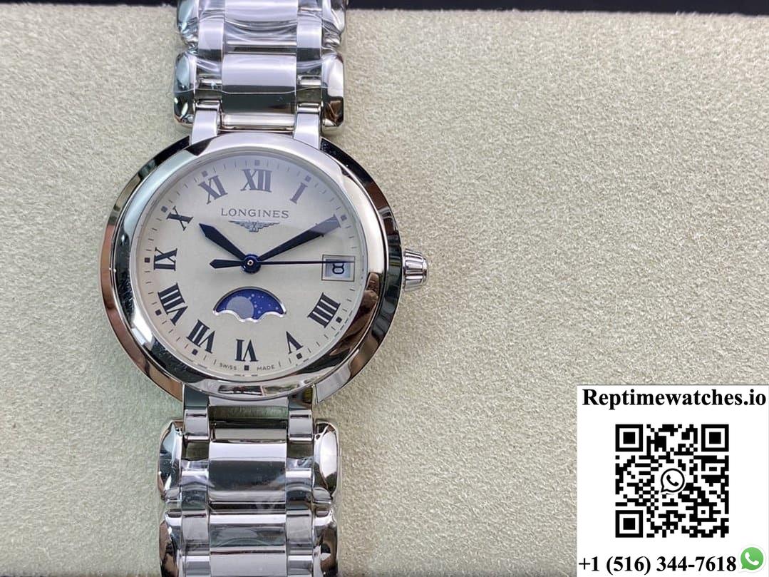 Longines Elegant L8.116.4.71.6 GS Factory Stainless Steel Bezel