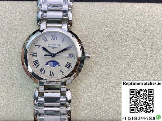 Longines Elegant L8.116.4.71.6 GS Factory Stainless Steel Bezel