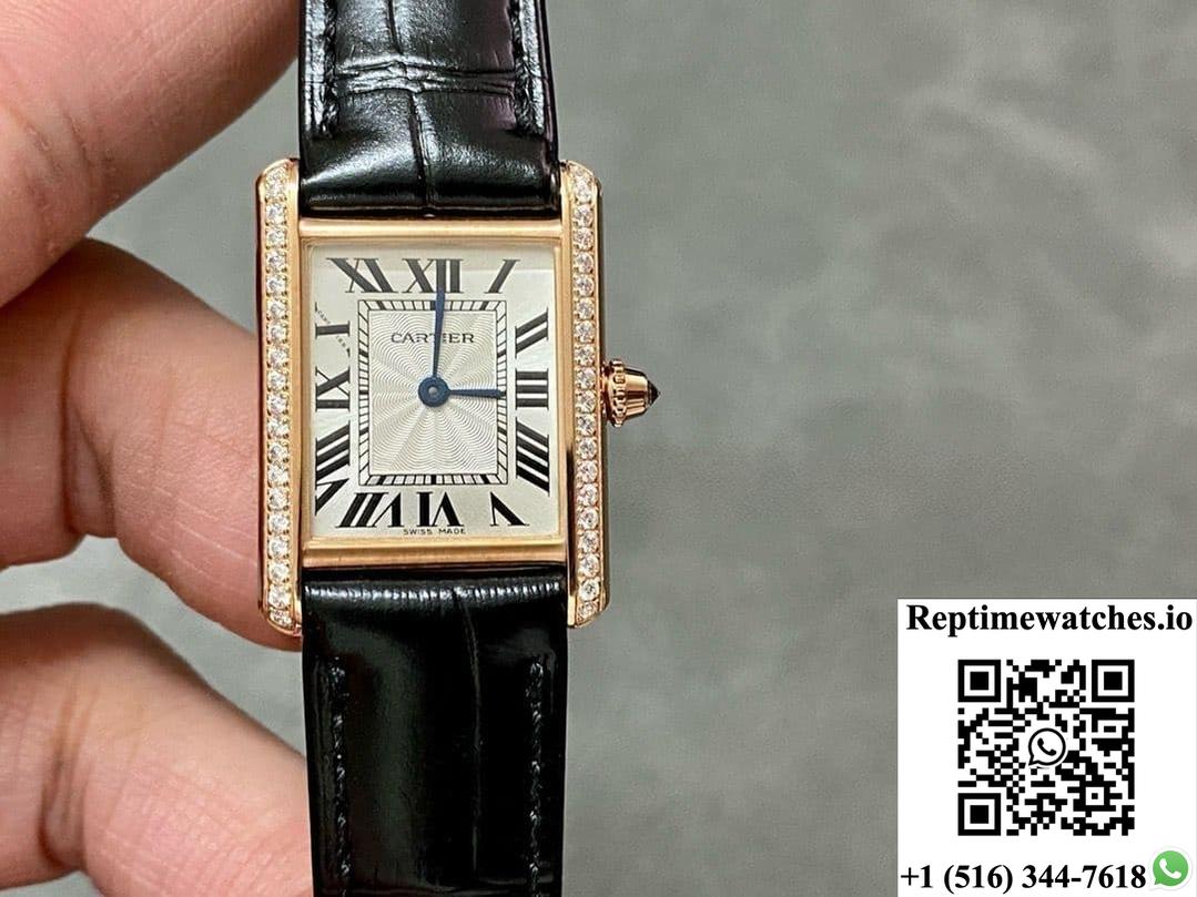 Cartier Tank WJTA0010 F1 Factory Diamond Bezel