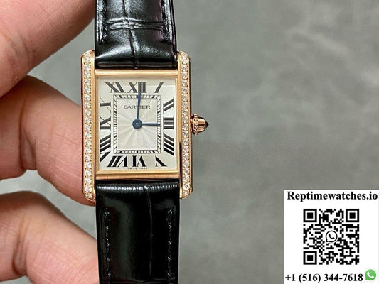 Cartier Tank WJTA0010 F1 Factory Diamond Bezel