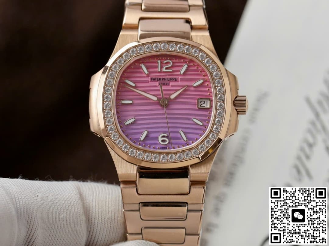 Patek Philippe Nautilus 7010R GR Factory Diamond Bezel