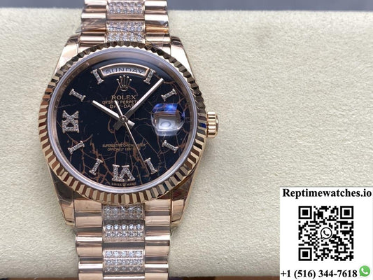 Rolex Day-Date M128235-0042 8+ Factory Date Display