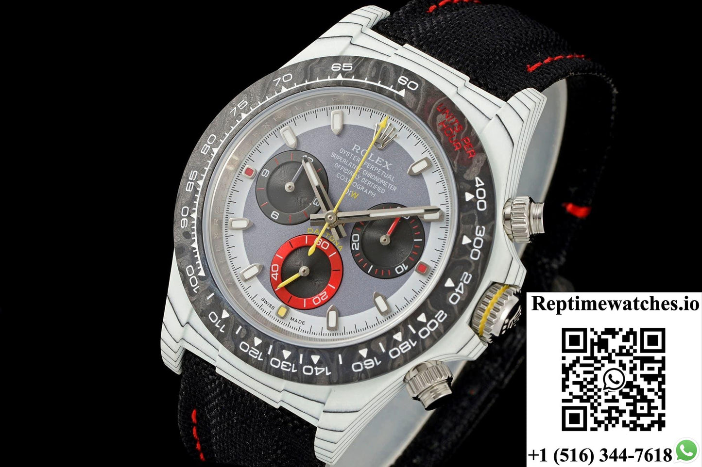 Rolex Daytona DIW factory carbon fiber bezel