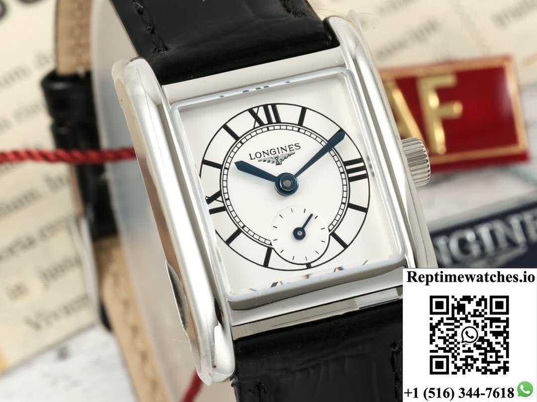 Longines Elegant L5.200.4.75.2 AF Factory Alligator Leather Strap