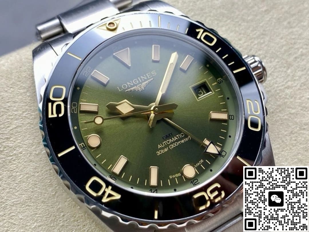 Longines Sports L3.790.4.06.6 GR Factory Green Dial