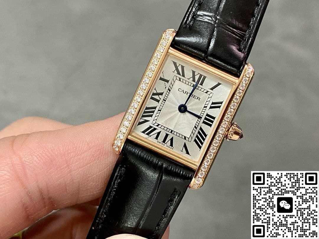 Cartier Tank WJTA0010 F1 Factory Diamond Bezel