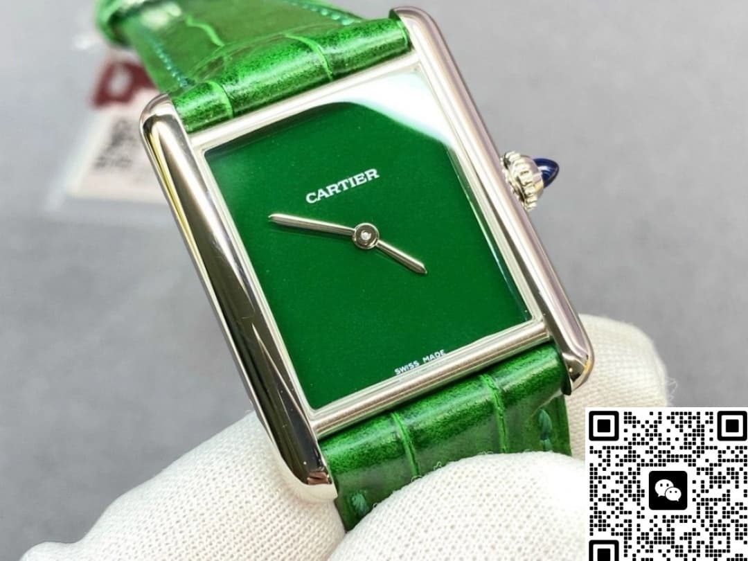 Cartier Tank WSTA0056 F1 Factory Stainless Steel Bezel