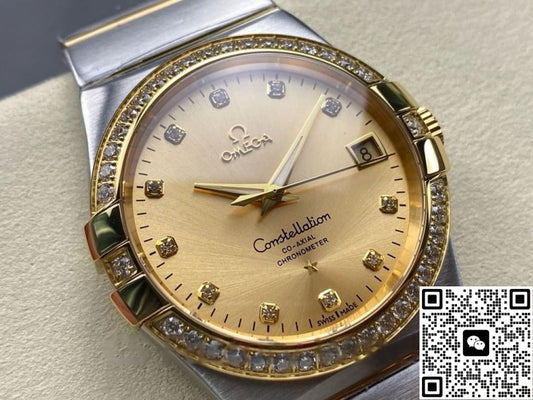 Omega Constellation 123.25.38.21.58.001 M+ Factory Diamond Dial