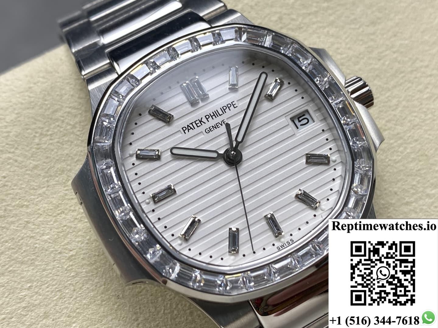 Patek Philippe Nautilus 5711 GR Factory Diamond Bezel