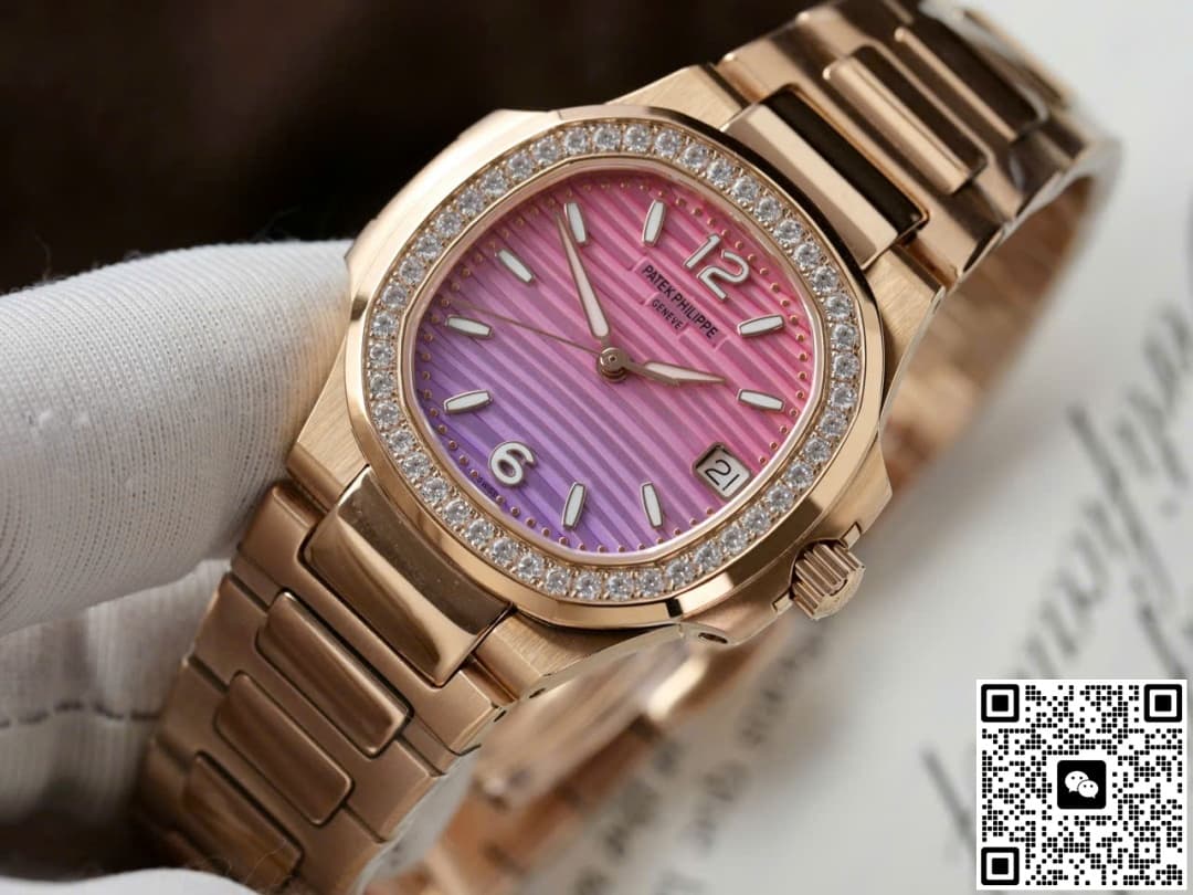 Patek Philippe Nautilus 7010R GR Factory Diamond Bezel