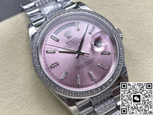Rolex Day-Date M128349RBR-0054 8+ Factory Diamond Strap