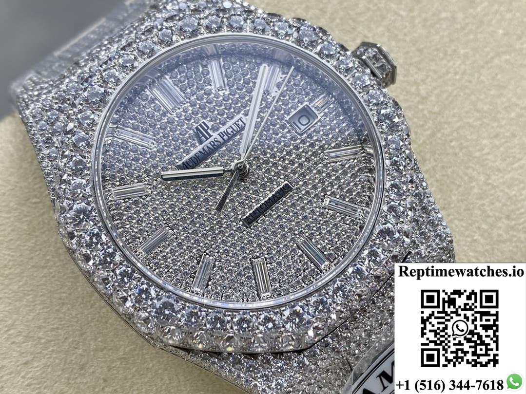 Audemars Piguet Royal Oak 15400ST.011 AMG Factory Diamond Bezel