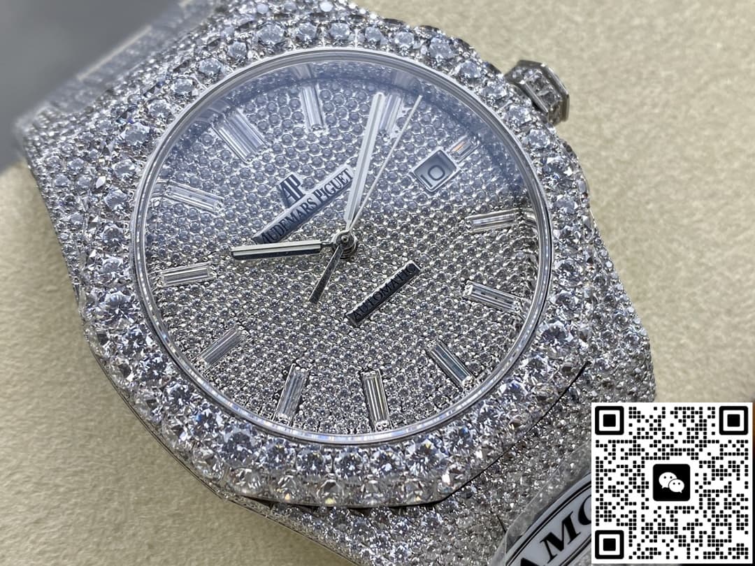 Audemars Piguet Royal Oak 15400ST.011 AMG Factory Diamond Bezel