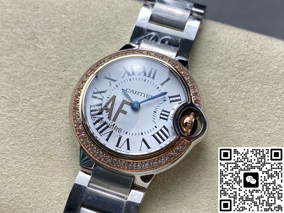 Cartier Blue Balloon WE902079 AF Factory silver-white dial