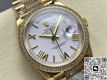 Rolex Day-Date M128348rbr-0065 8+ Factory White Dial