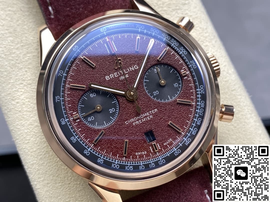 Breitling Premier RB01181A1Q1X1 BLS factory stainless steel bezel