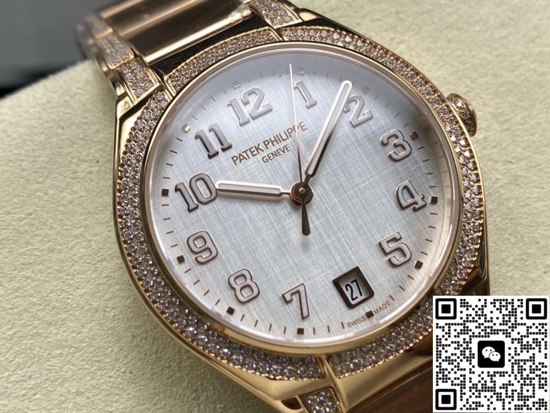 Patek Philippe TWENTY~4 7300-1201R-001 SJ Factory Diamond Strap