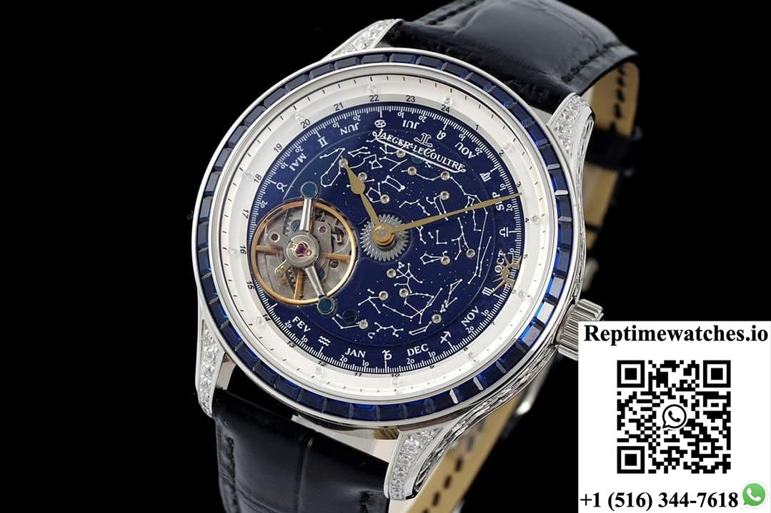 Jaeger-Lecoultre Master Rms Factory Tourbillon Blue Dial-Rep Time Watches