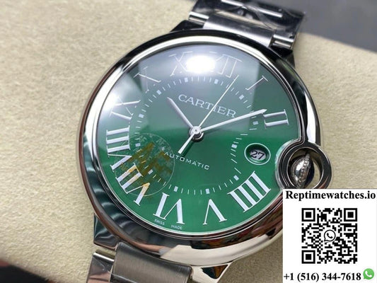 Cartier Blue Balloon WSBB0071 AF Factory Stainless Steel Strap