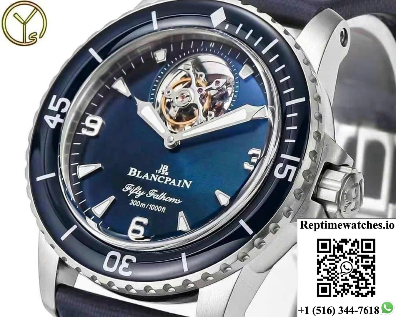 Blancpain Fifty Fathoms 5025-12B40-O52B YS Factory Tourbillon
