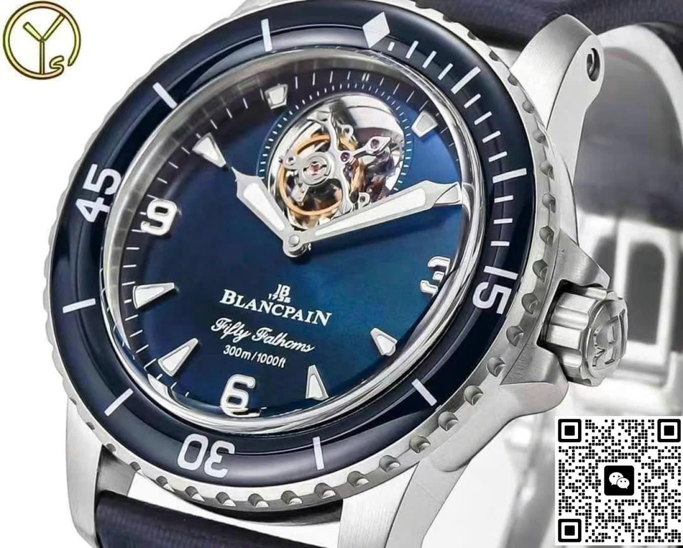 Blancpain Fifty Fathoms 5025-12B40-O52B YS Factory Tourbillon