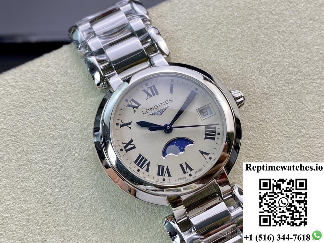 Longines Elegant L8.116.4.71.6 GS Factory Stainless Steel Bezel