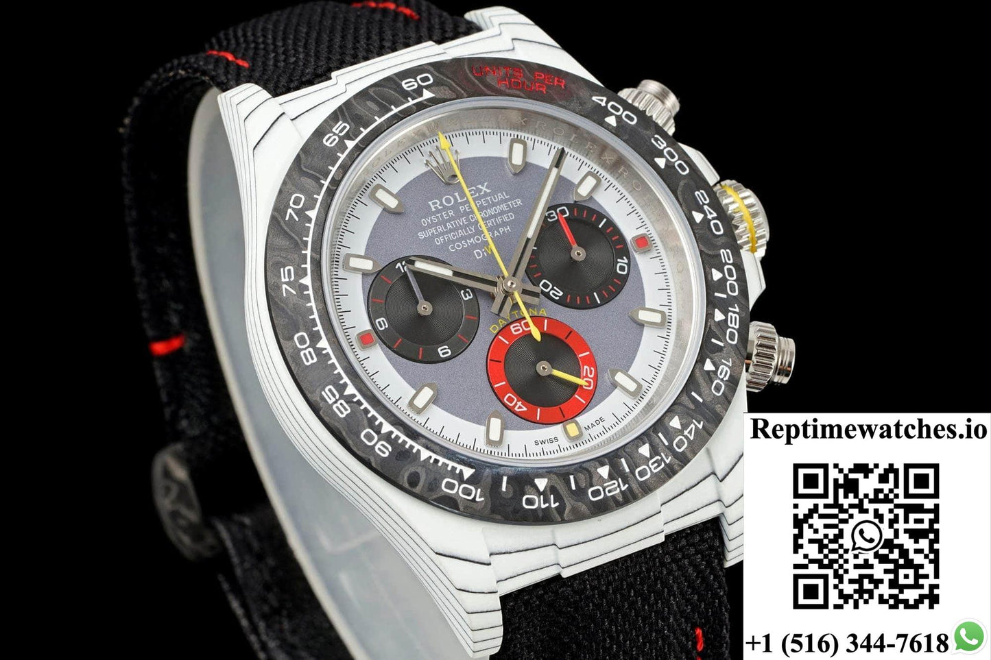 Rolex Daytona DIW factory carbon fiber bezel
