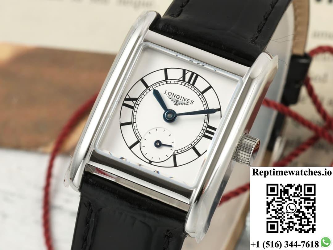 Longines Elegant L5.200.4.75.2 AF Factory Alligator Leather Strap
