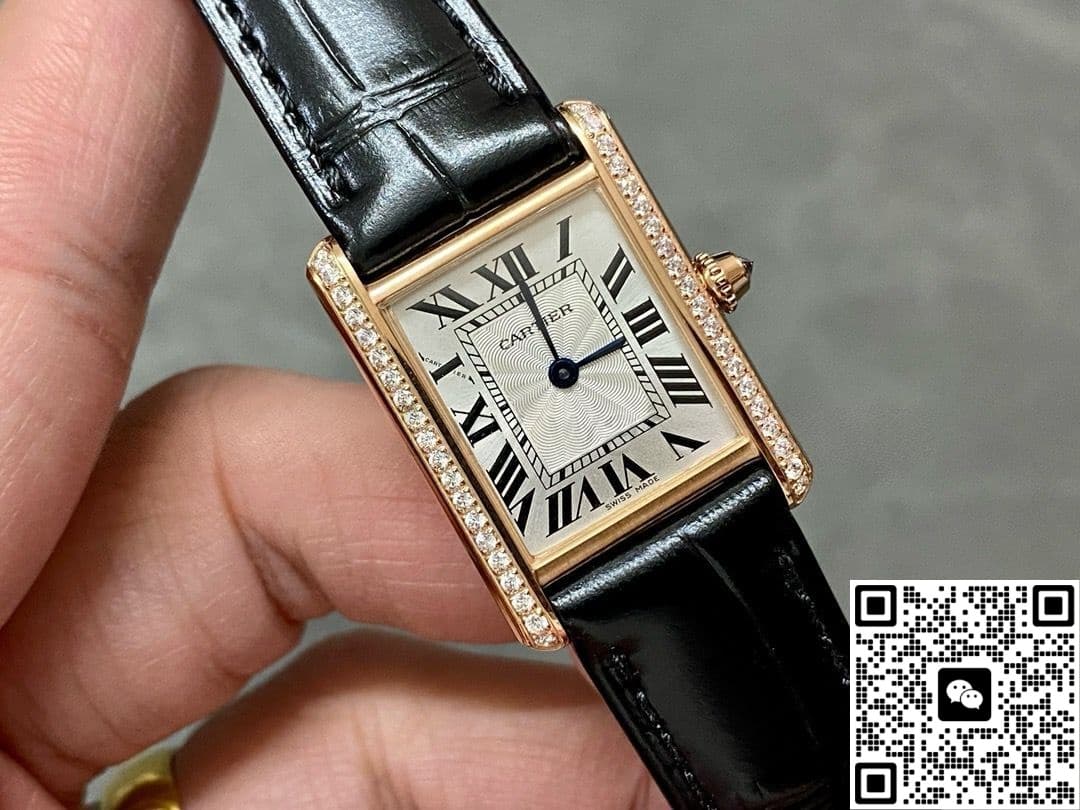 Cartier Tank WJTA0010 F1 Factory Diamond Bezel