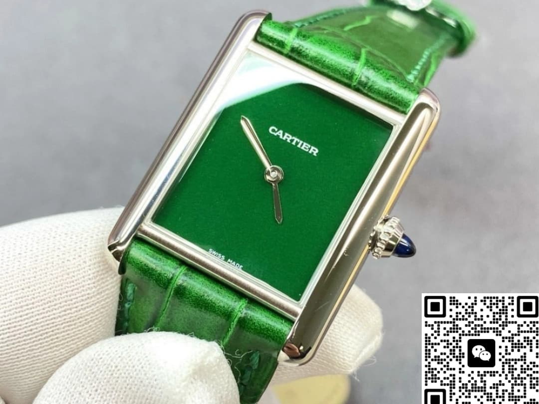 Cartier Tank WSTA0056 F1 Factory Stainless Steel Bezel