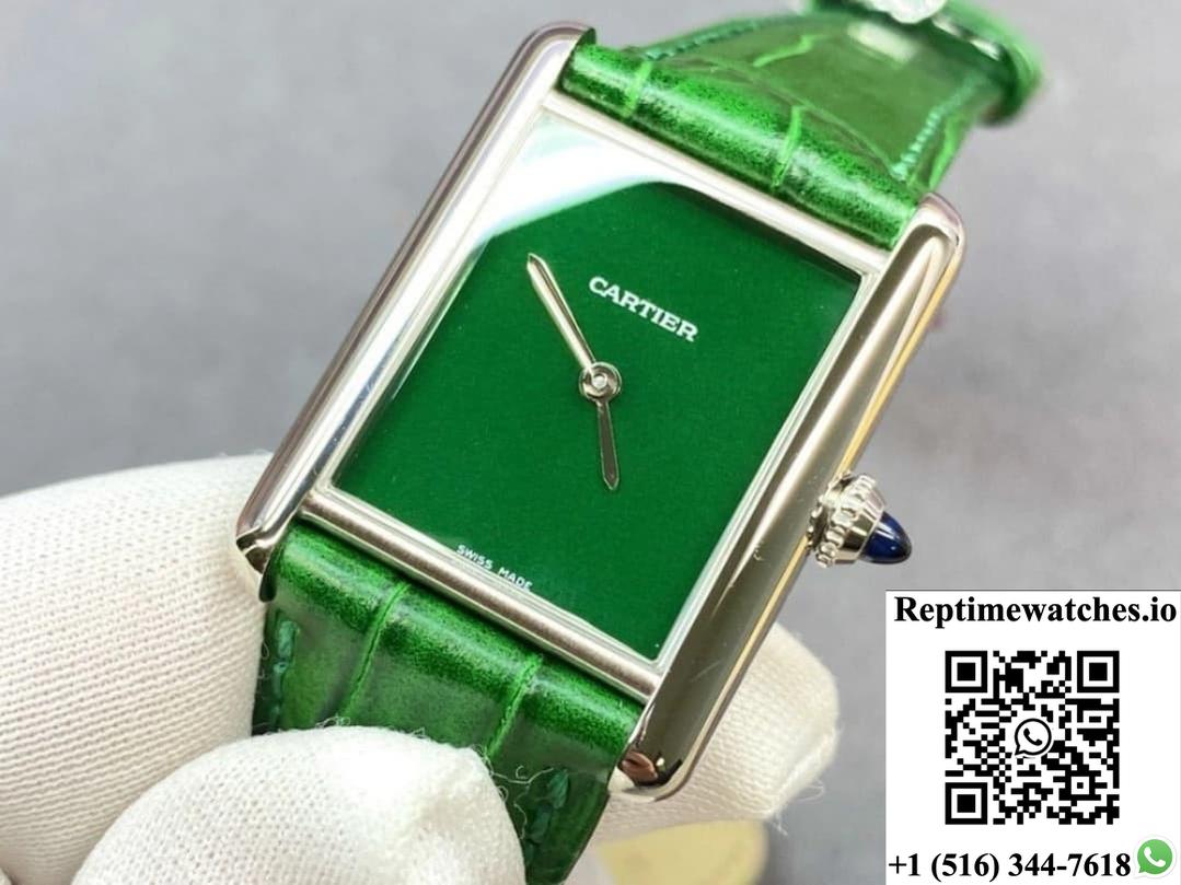 Cartier Tank WSTA0056 F1 Factory Stainless Steel Bezel